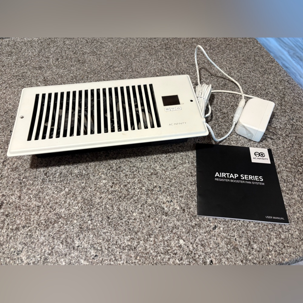 NFINITY AirTAP Series register booster fan with User Manual New